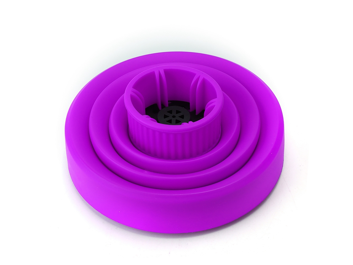 2026 difusor Plegável para Secador de Cabelo Profissional Capa de Vento para Penteados (roxo)