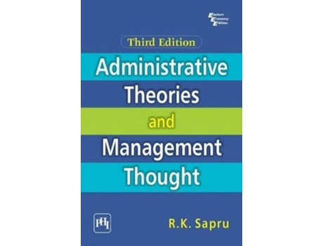 Livro Administrative Theories and Management Thought de R K Sapru (Inglês)