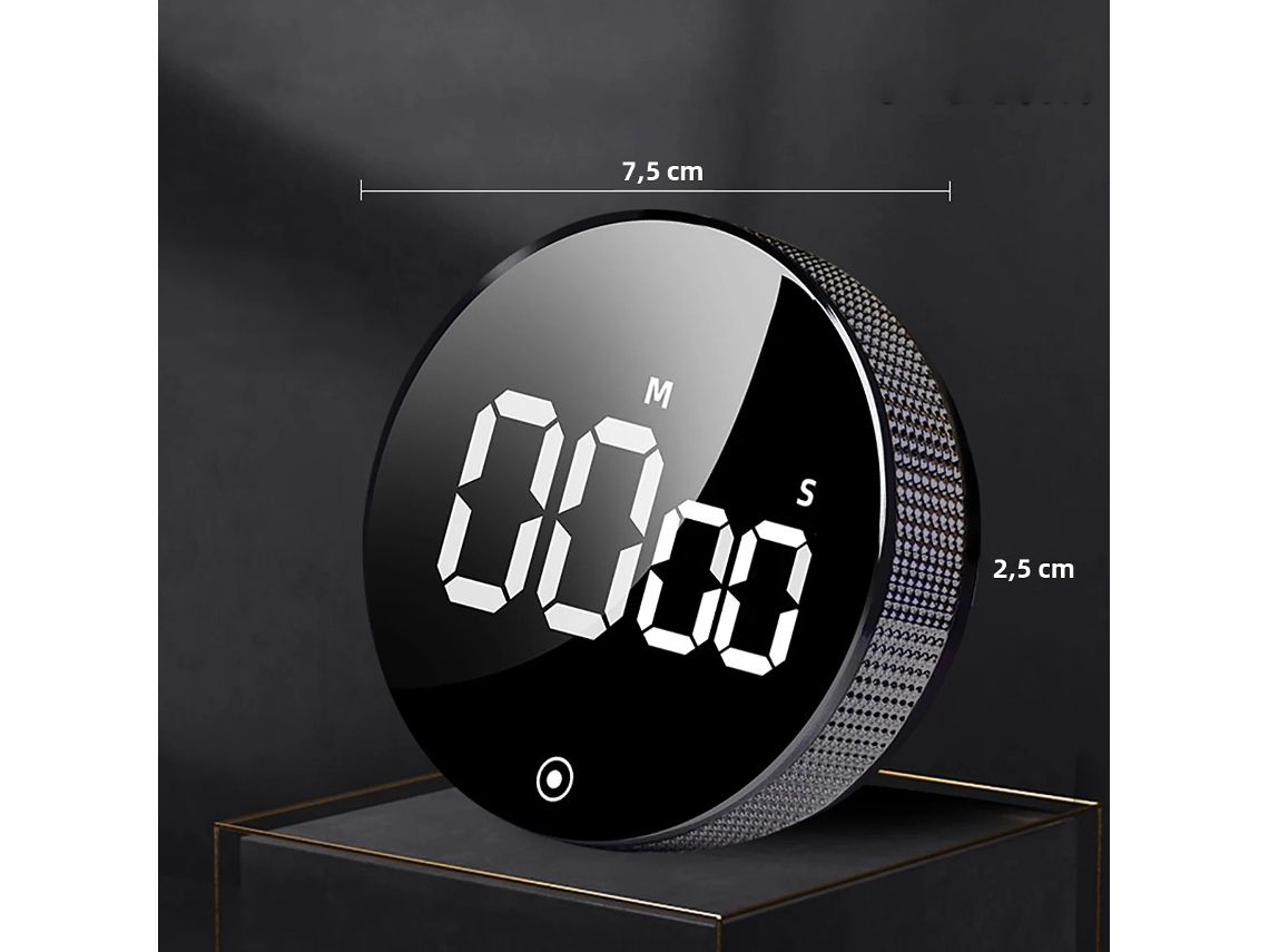 Temporizador de cozinha digital com visor LED MDUG