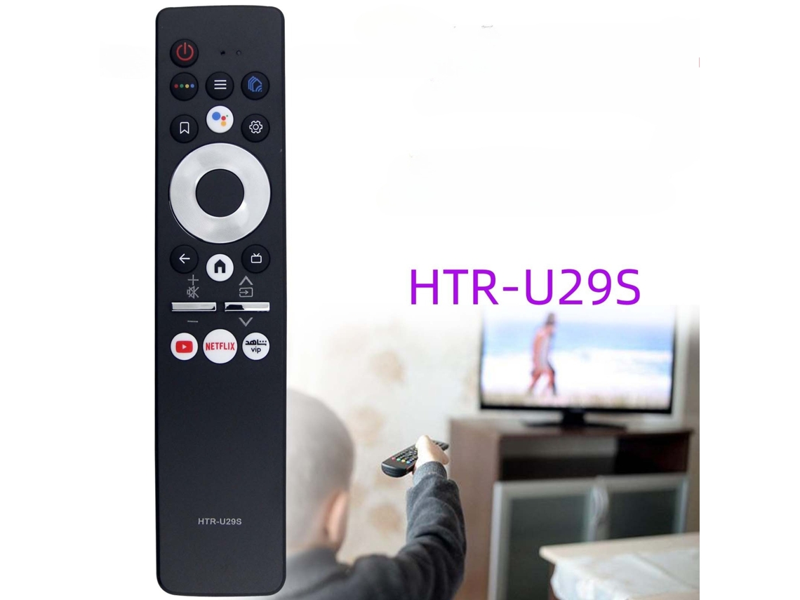 Comando de Tv para Aqua Haier Tv Htr u29s com Voz XIAOMOYU