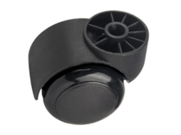 Lurelia Rodízios Para Cadeira De Escritório, Pack De 5, 23 Mm, 26 Mm, Sem Haste, Roda Dupla, Universal, Resistente, Preto