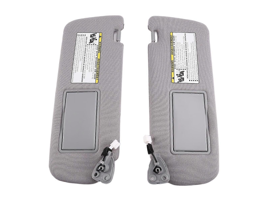 852013k010qs 852023k000qs 1 Conjunto De Viseiras Solares De Tecido Cinza Para Carro, Lado Esquerdo E Direito, Para Modelos De 2006 A 2010.