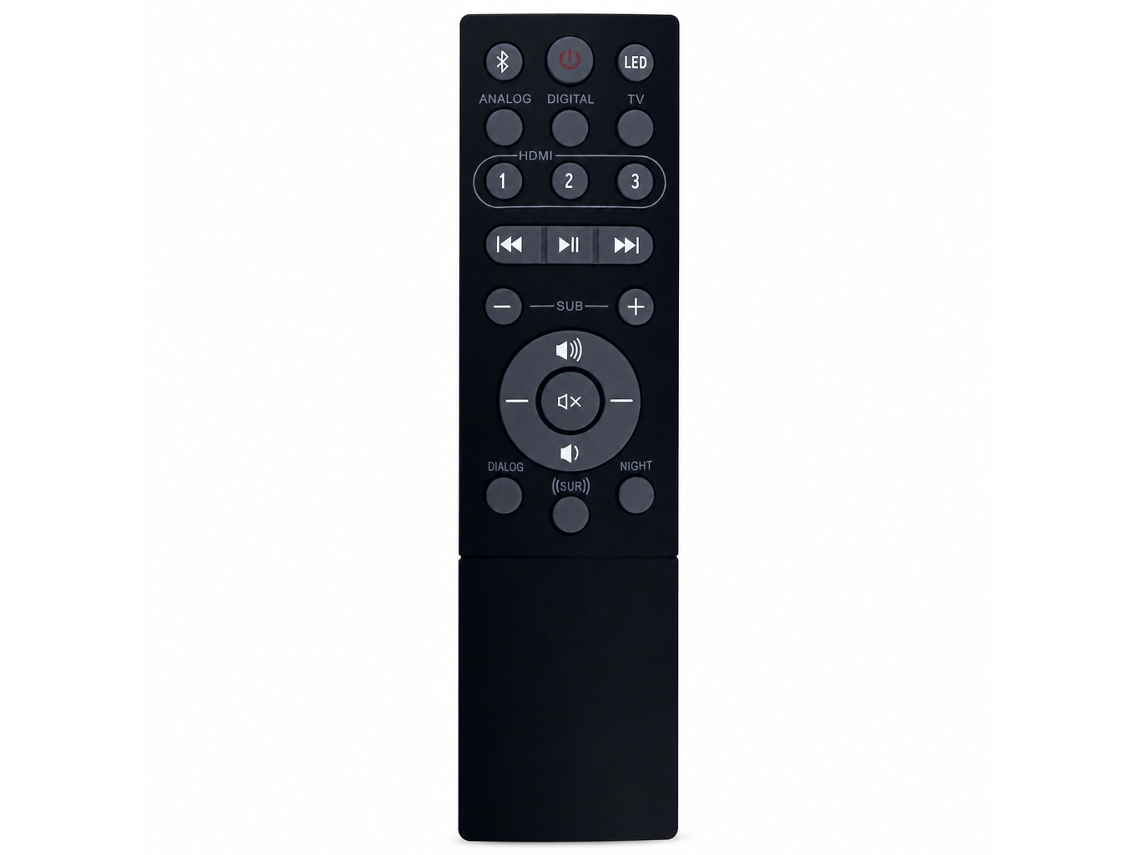Comando À Distância De Substituição Compatível Com Barra De Som Klipsch Rsb-11