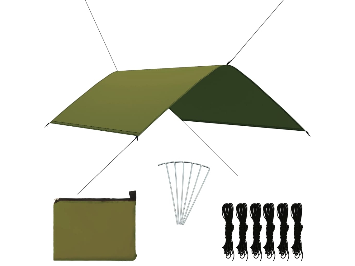Vidaxl Lona De Exterior 3x2 M Verde