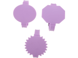 Tehaux Conjunto De 3-pulseiras Silicone Reutilizáveis E Apagáveis Para Notas Cores