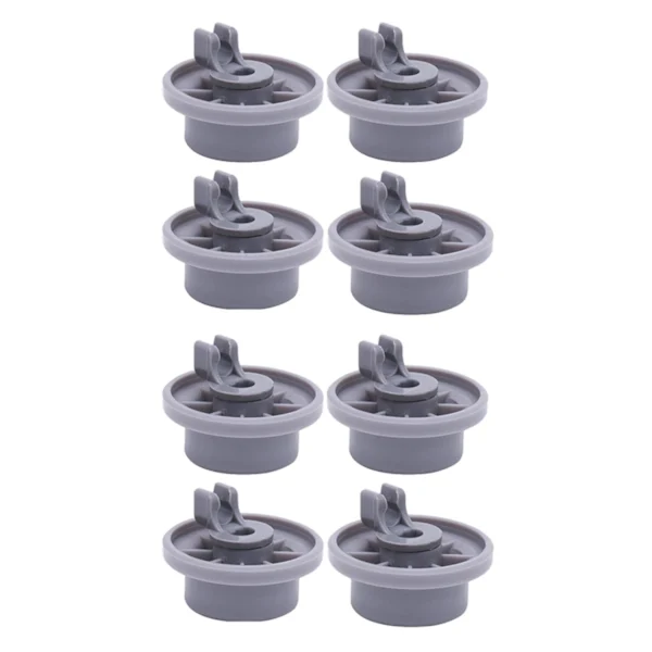 Conjunto de 8 Rodízios Inferiores de Reposição para Lava louças, Código 165314, Peça de Reposição 420198 Ap2 AQUAFORGE