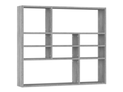 Wall Shelf, Wall Shelves Vidaxl Cinzeto Madeira Processada (n/a)