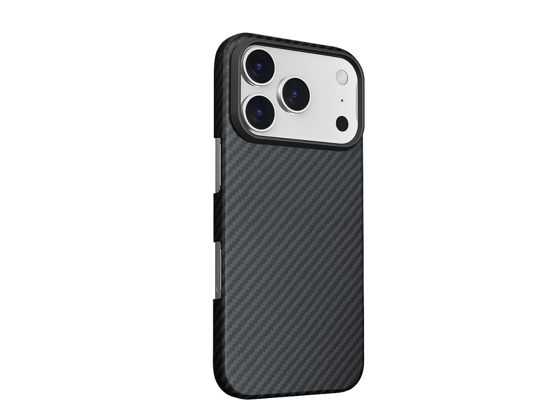 Capa SWISSTEN com anel MagSafe em Carbono iPhone 17 Pro Max