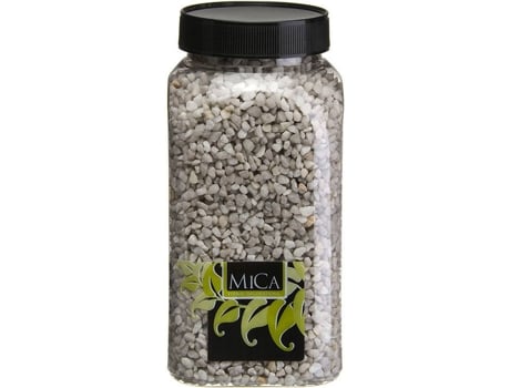 Granulado MICA DECORATIONS 2-3Mm Decorativo Cinzento 650Ml