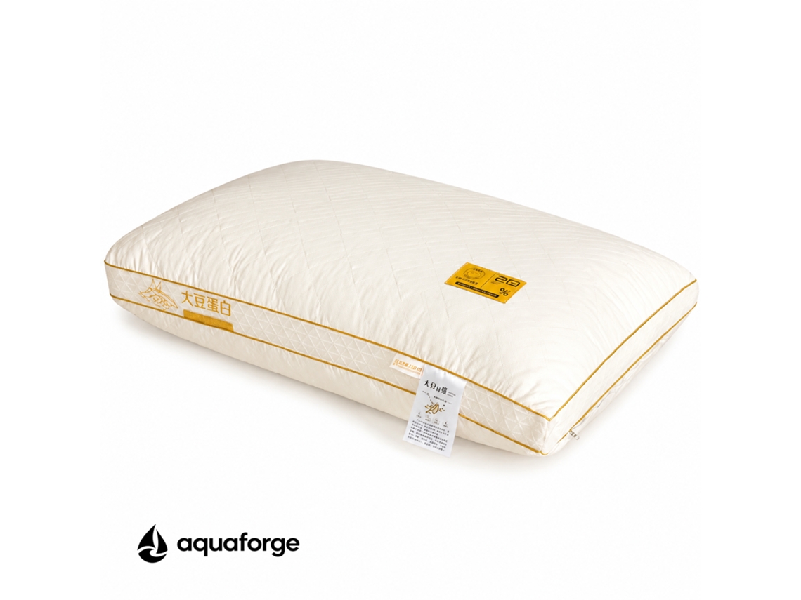 Almofada Cervical Ergonómica Algodão Respirável