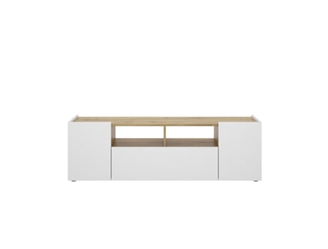 Móvel de TV DEKIT Isola (Branco - Melamina - 44 x 142 x 35 cm)