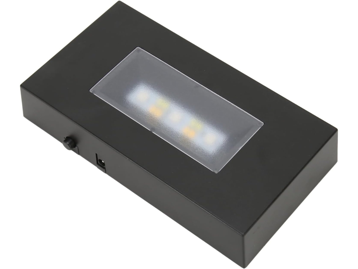Base Iluminada Led, Acabamento Preto, Usb, Para Exposição Decorativa De Objetos E Peças, Para Utilização Diária Conforme A Aplicação