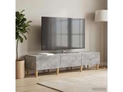 Vidaxl Gabinete Para Tv Com Gaveta Cinzento Cimento 147 X 34,5 X 30 Cm