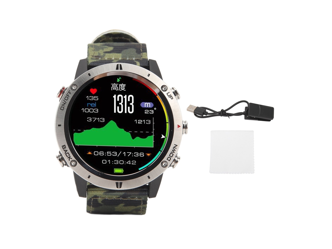 Relógio Inteligente Masculino Bluetooth Ip68 Monitor Cardíaco