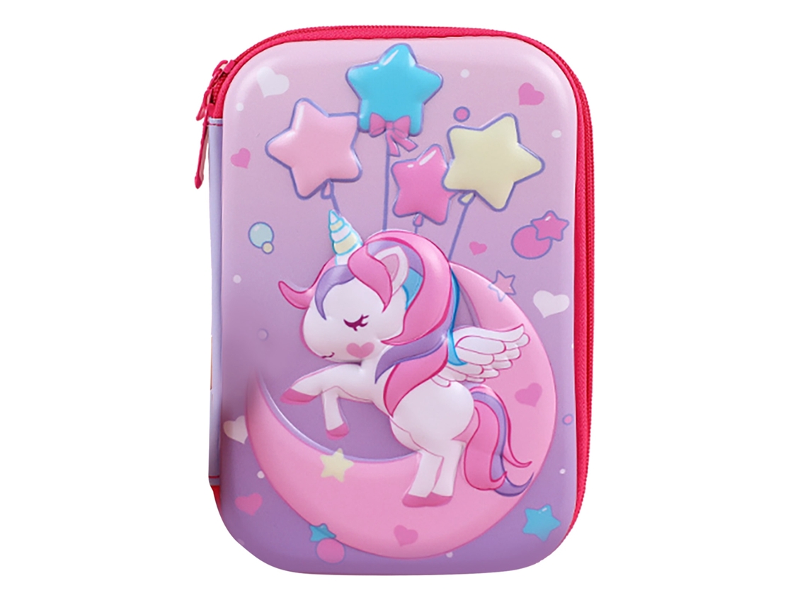 Estuche De Lápices Estilo Caballo Cartoons 3d Colores Vibrantes Gran Capacidad Para Escuela Hogar Estudio