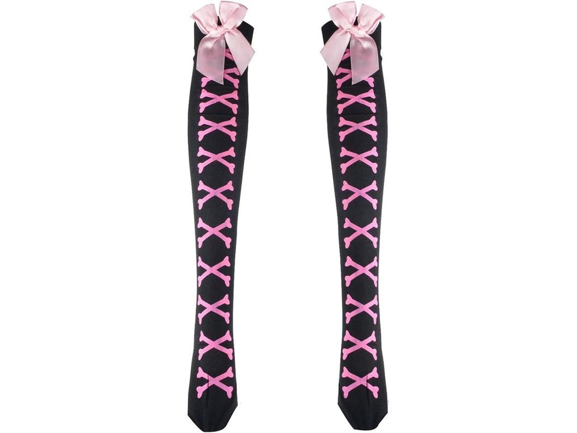 Fantasias góticas de caveira longa para o Halloween com ursos esqueletos e cinto de cintura alta para cosplay.
