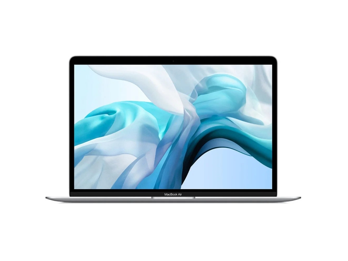 MacBook Air 13'' i3 1,1 GHz 8GB 256GB SSD 2020 Prata Espanhol (Recondicionado como Novo)