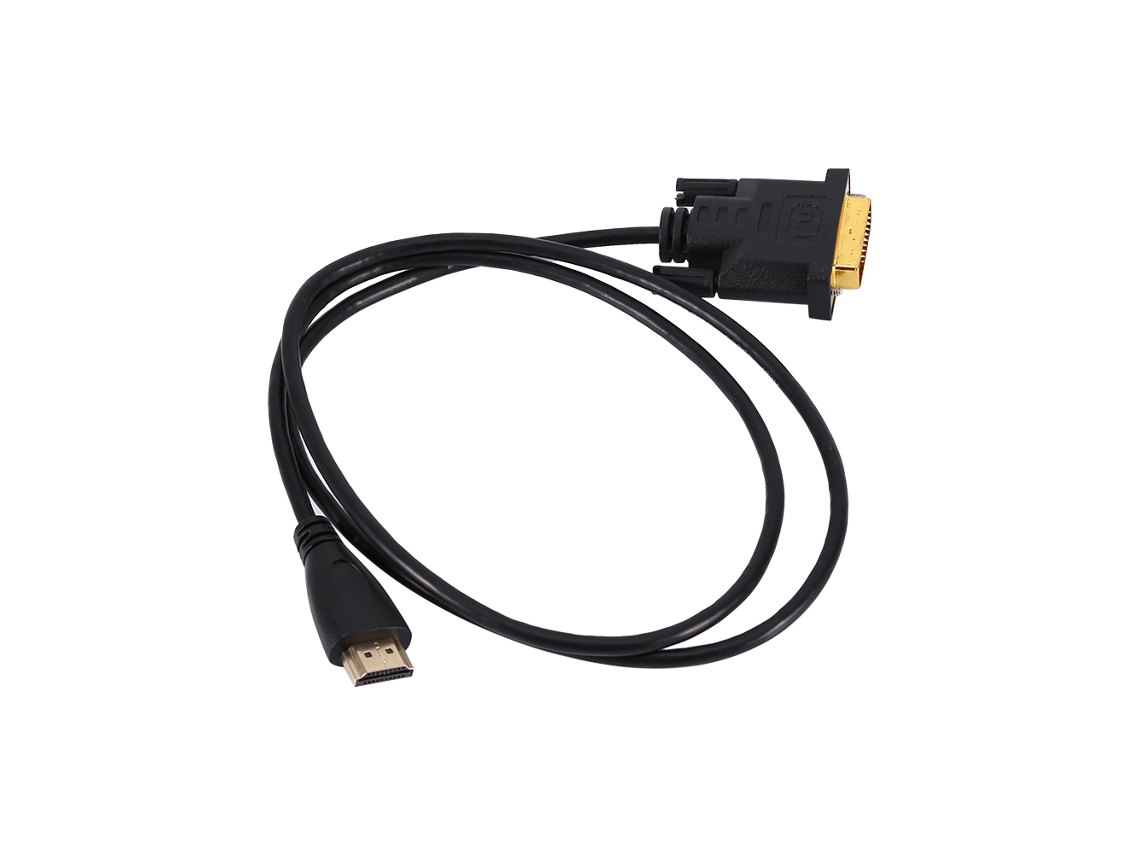Aetheria cabo Adaptador Hdmi para Dvi Macho 1m Hdtv Monitor Conversor Display Hd Preto
