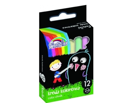 Lápis De Cor Colorido Em Conjunto De 12 Unidades Fiorello