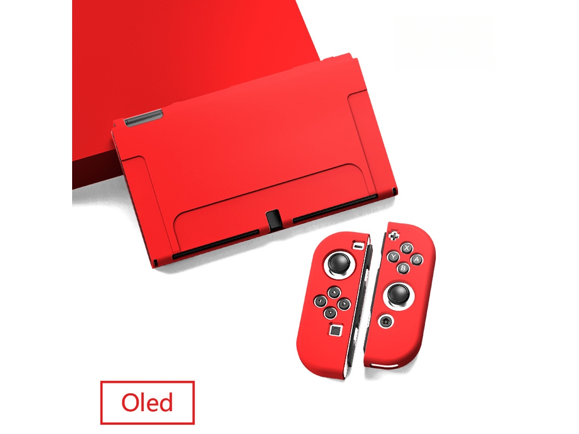 Capa para Nintendo Switch OLED, Protetora de Tpu Resistente a Quedas SPQMENT (vermelha)