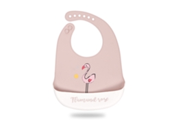 Babete de Silicone Ultrafino e Impermeável para Bebés Flamingos XIAOMOYU