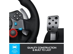 Volante + Pedais LOGITECH G29 Driving Forceracing (Multiplataforma - Preto)