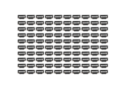 100pcs Grampos De Extensão De Cabelo Em Forma De U Com 9 Dentes 32mm Preto Para Diy