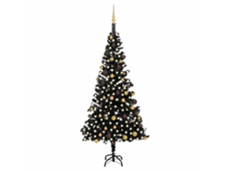 Artificial Christmas Tree, Artificial Christmas Trees Vidaxl Preto Pvc (210 Cm)