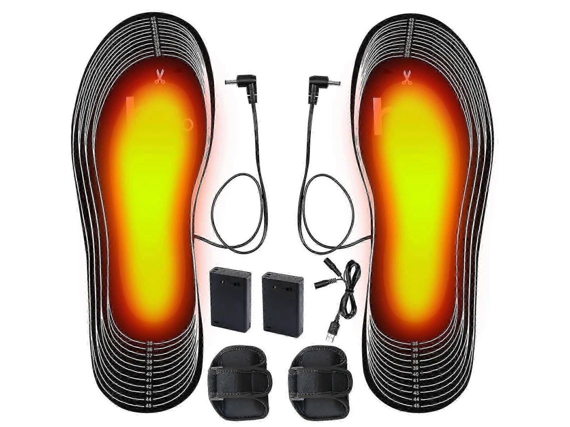 Palmilhas Aquecidas Com Aquecimento Elétrico Usb Para Aquecer Os Pés No Inverno.