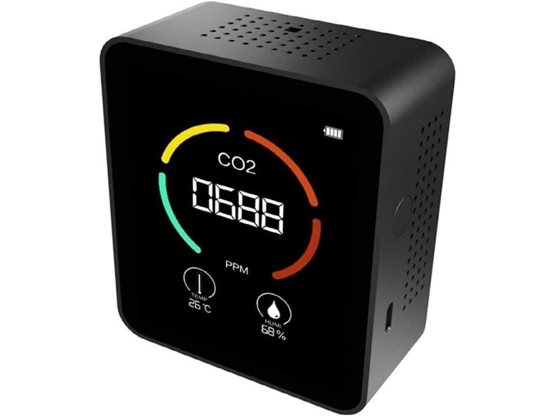 Detector de dióxido de carbonoMedidor de CO2 internoMonitor de qualidade do ar (F) 329 S/MARCA
