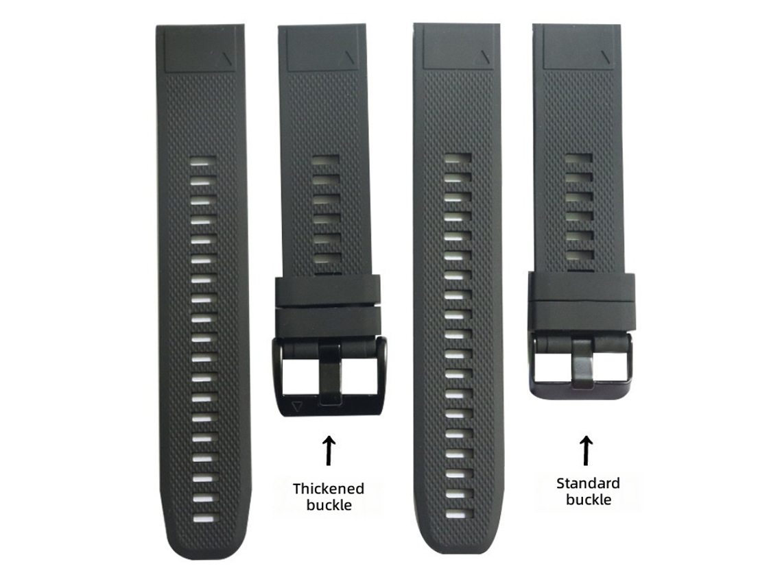 Alça de Silicone para Relógio Garmin Fenix 5, Duas Cores, com Trava Rápida, Idêntica À Original, Compatível com 22/26mm CHABERLU