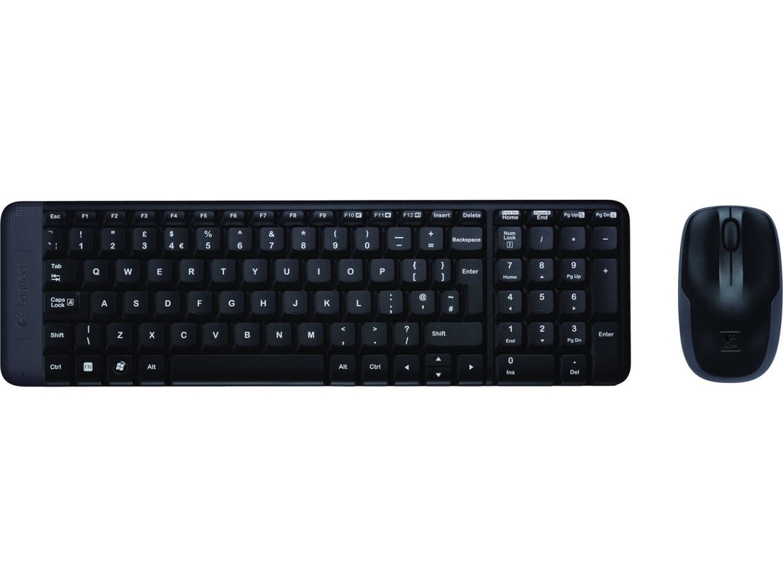 Teclado LOGITECH MK220 (Wireless - Idioma Russo)