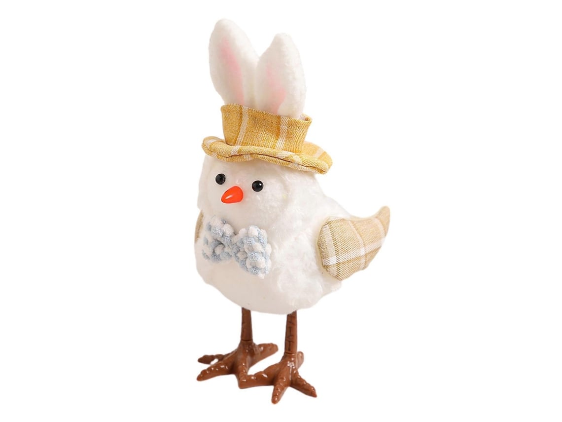 Pássaro De Pelúcia Com Luz Led, Decoração De Páscoa, Presente