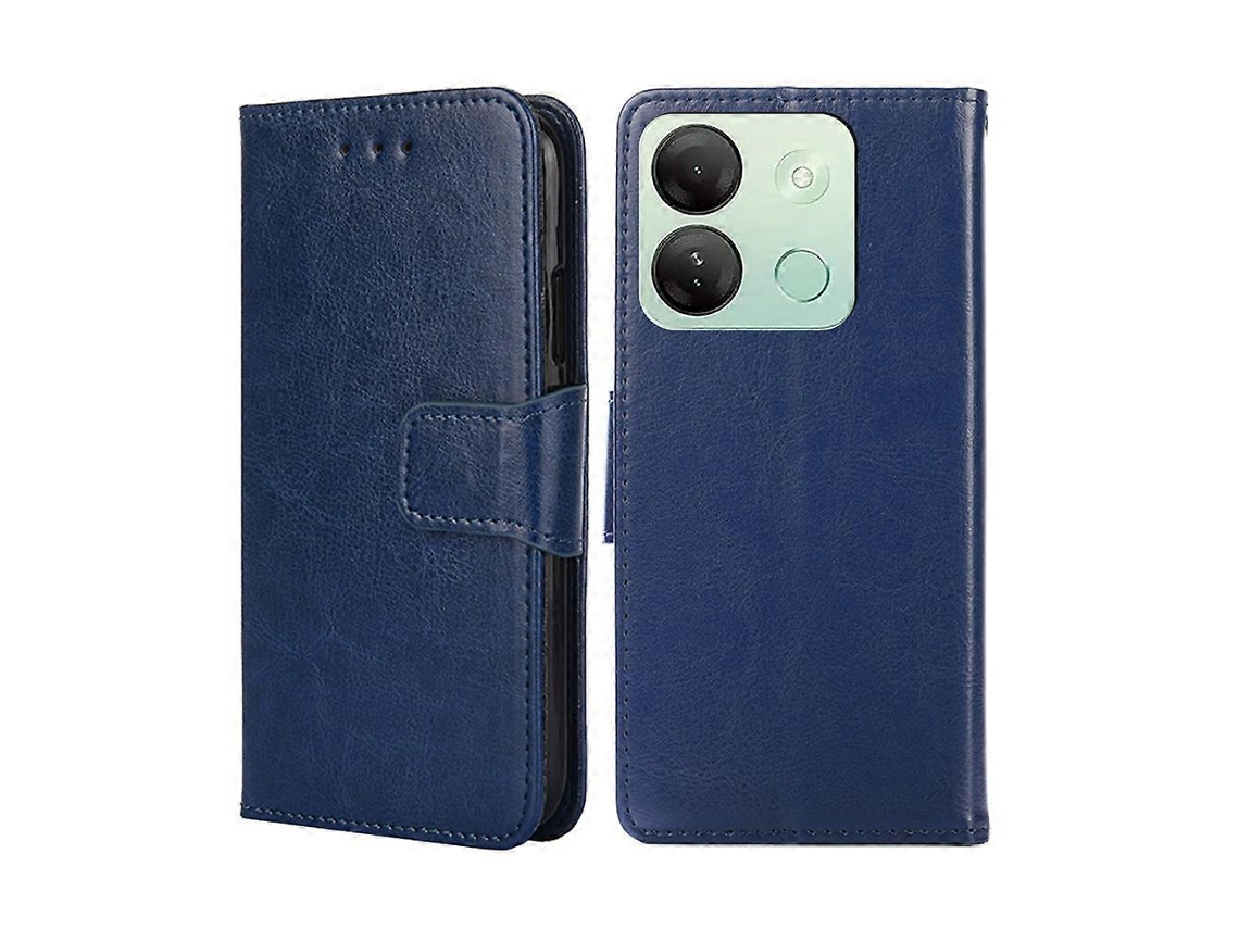 Capa De Celular De Couro Com Textura De Cristal