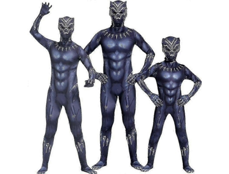 Fantasia infantil Homem-Aranha Homem de Ferro Pantera Venom Macacão_1 Marveluyt