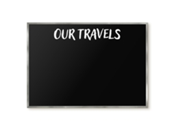 Magnetic Wall Board Our Travels For The Office Espelharte (100x70 Cm)