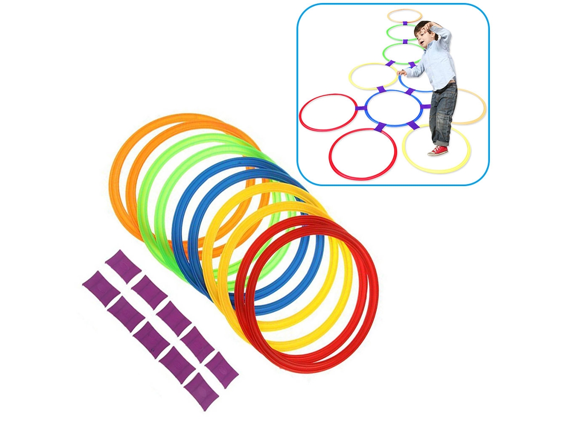 BRINQUEDO de hopscotch Business com 20 peças para treinamento sensorial infantil | S/MARCA