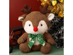 Pelúcia, Almofada, Decoração MDUG (pelúcia de Rena de Natal 25 Cm)