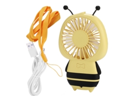 Laxiscreed Ventilador Portátil Compacto Com Led E Carregamento Usb Ideal Para Dias Quentes