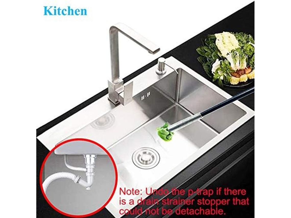 2026 pinzas de Garra Flexible de 1.6m para Desatascar Drenajes, Pelos, Basura, Cocina, Baño, Inodoro