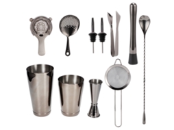 Conjunto de 11 Peças de Coqueteleira com Peneira | S/MARCA