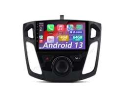Para Ford Focus 2011 2019 Android 13 Rádio | 8 Core | 4gb 64gb | 9 Hd Ips | Carplay/android Auto Sem Fio | Dsp Áudio Junsun