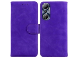 Capa De Celular Flip Em Couro Sintético Com Toque Suave E Cor Pura Para Infinix Hot 20