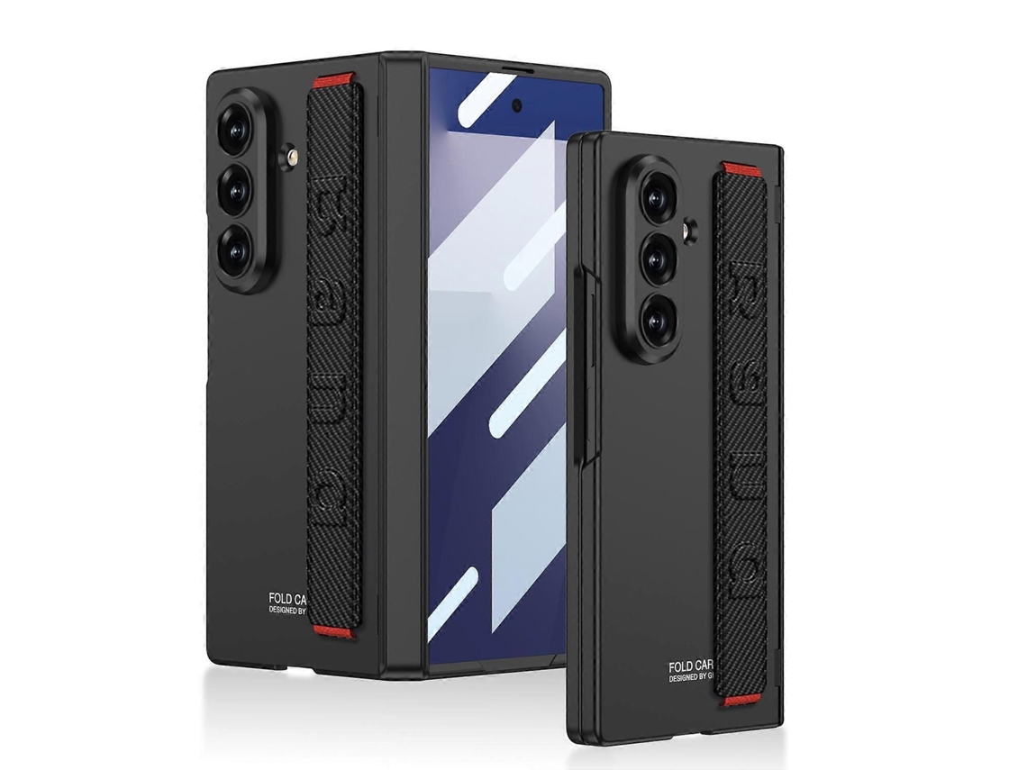 Capa Vidro Temperado Magnética Com Alça Para Samsung Galaxy Z Fold7 5g, Elysve