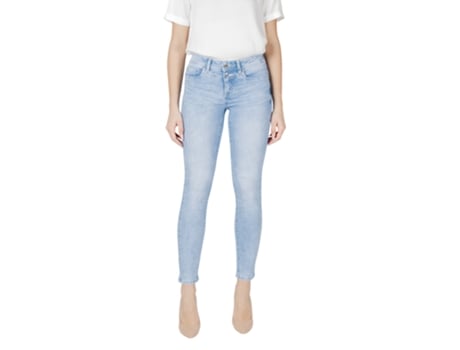 Jeans De Mulher Street One Qr Style York Azul (w27 L30)