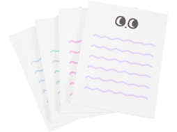 Bloc-notes Antiaderente Portátil Para Bureau Et École
