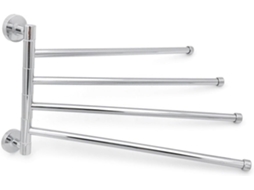 Suporte Giratório Para Toalhas De Banheiro, Resistente À Ferrugem, Design Compacto.