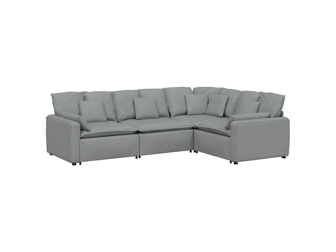 Modular Sofa, Modular Sofas Vidaxl Cinzeto Tecido