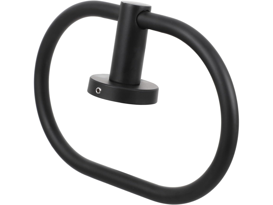 Porta Toalhas De Aço Inoxidável Preto, Para Montagem Na Parede, Ideal Para Banheiro Ou Cozinha. Gokoco