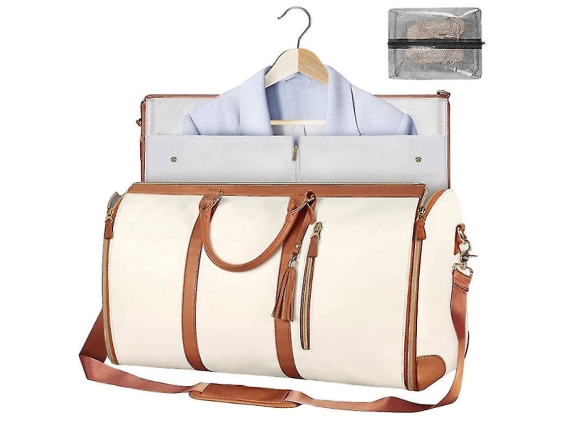 Mala de Viagem Portátil, Bolsa Grande Couro Pu para Mulheres, Impermeável Xc AQUAFORGE